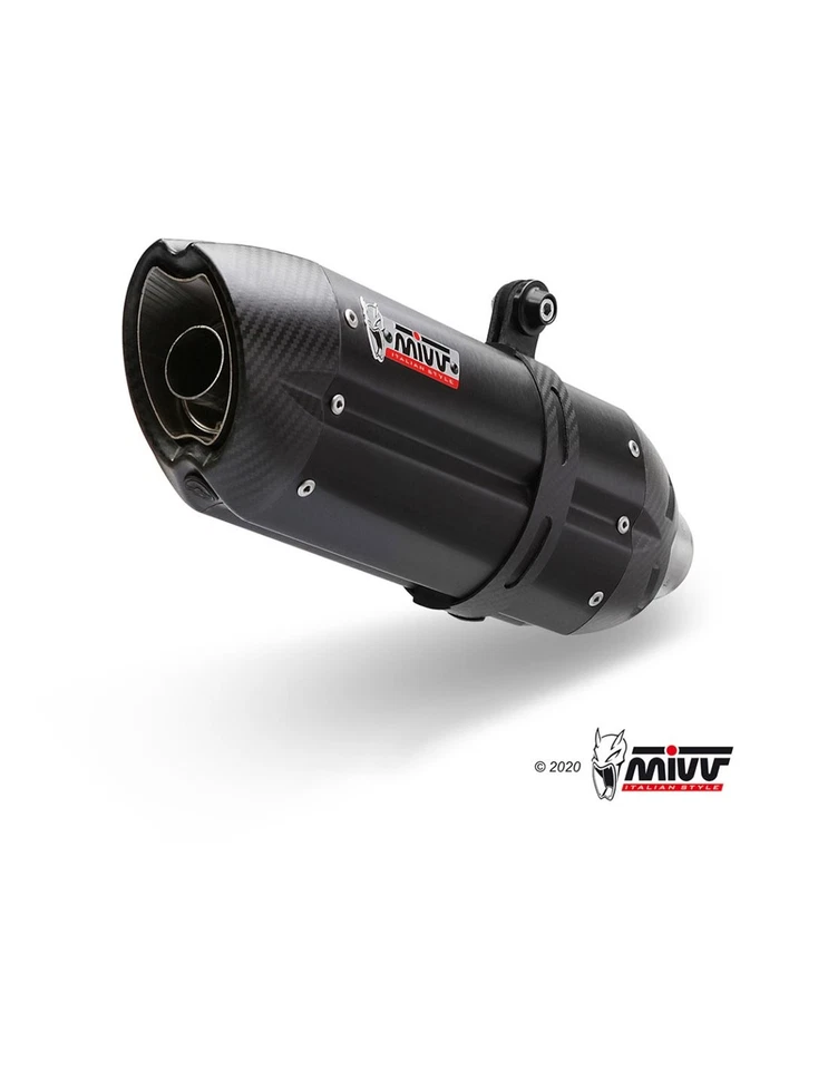 Pot Échappement Suzuki SV 650 2014 2015 Suono Mivv Noir S.015.l9