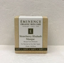Eminence Strawberry Rhubarb Masque 15ml / 0.5 oz Brand New in Box