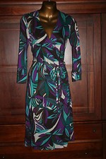 NWT Fashionista Multi-Color Wrap Dress S - M $174