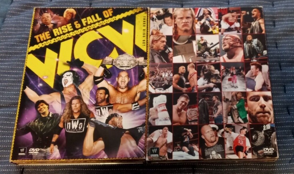 WWE WCW ライズ・アンド・フォール 3枚組DVD プロレス