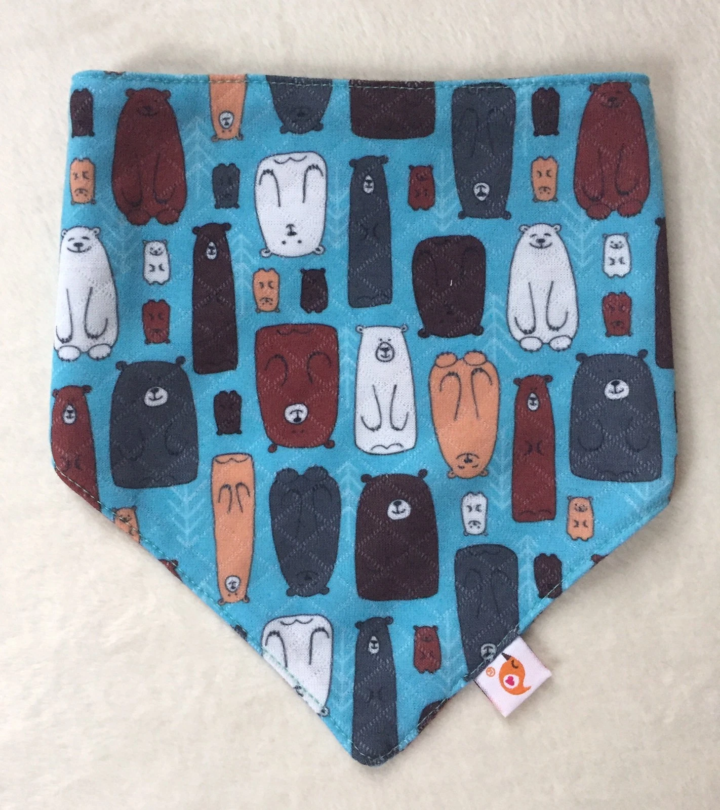 Smart Bottoms Bib Big Bear Print-Hard To Find! New With Tags