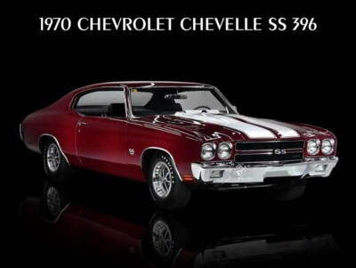 #ad 1970 Chevrolet Chevelle SS 396 Sign Lg. Size 12x16: Classic 2 Tone Look $34.88