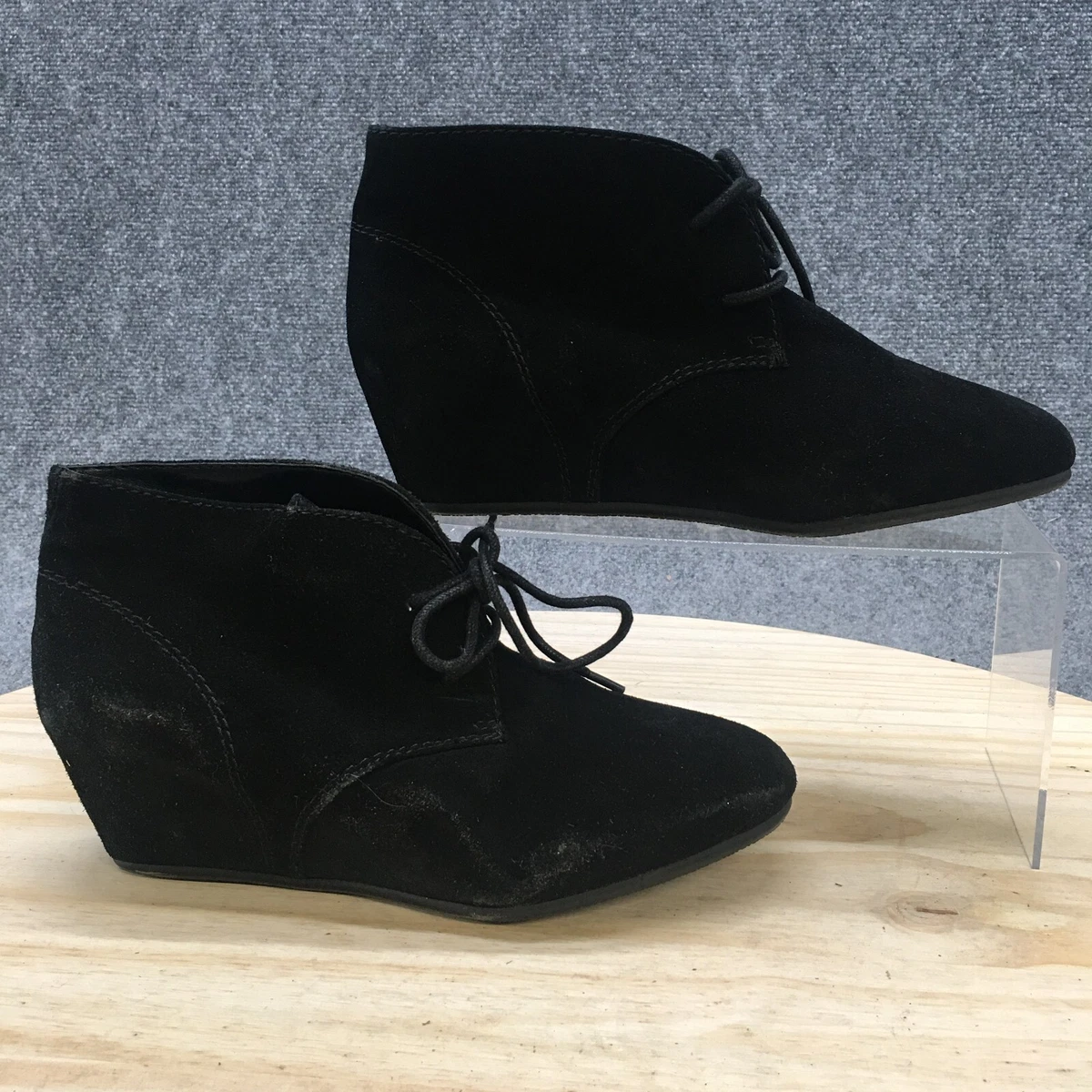 Nine west black clearance wedge booties