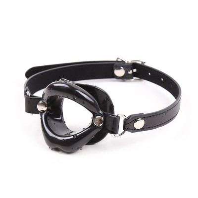 Slaves Oient Open Mouth Gags Oral Silicone O Ring Binding Hood Mask Accessory