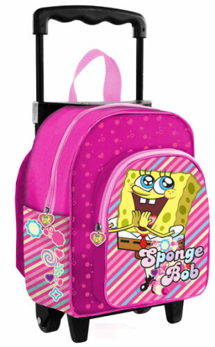 Mini Trolley Asilo Bimba Spongebob Rosa Scuola | eBay