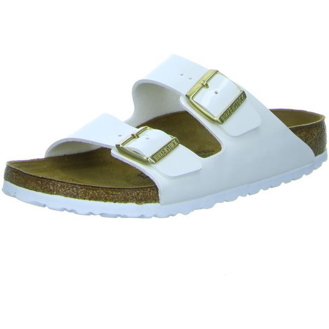 Birkenstock Arizona Patent Birko-Flor Slides Sandals Shoes  display picture 1