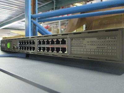 BAY NETWORKS BAYSTACK 102 24-PORT 10BASE-T HUB Wired Network