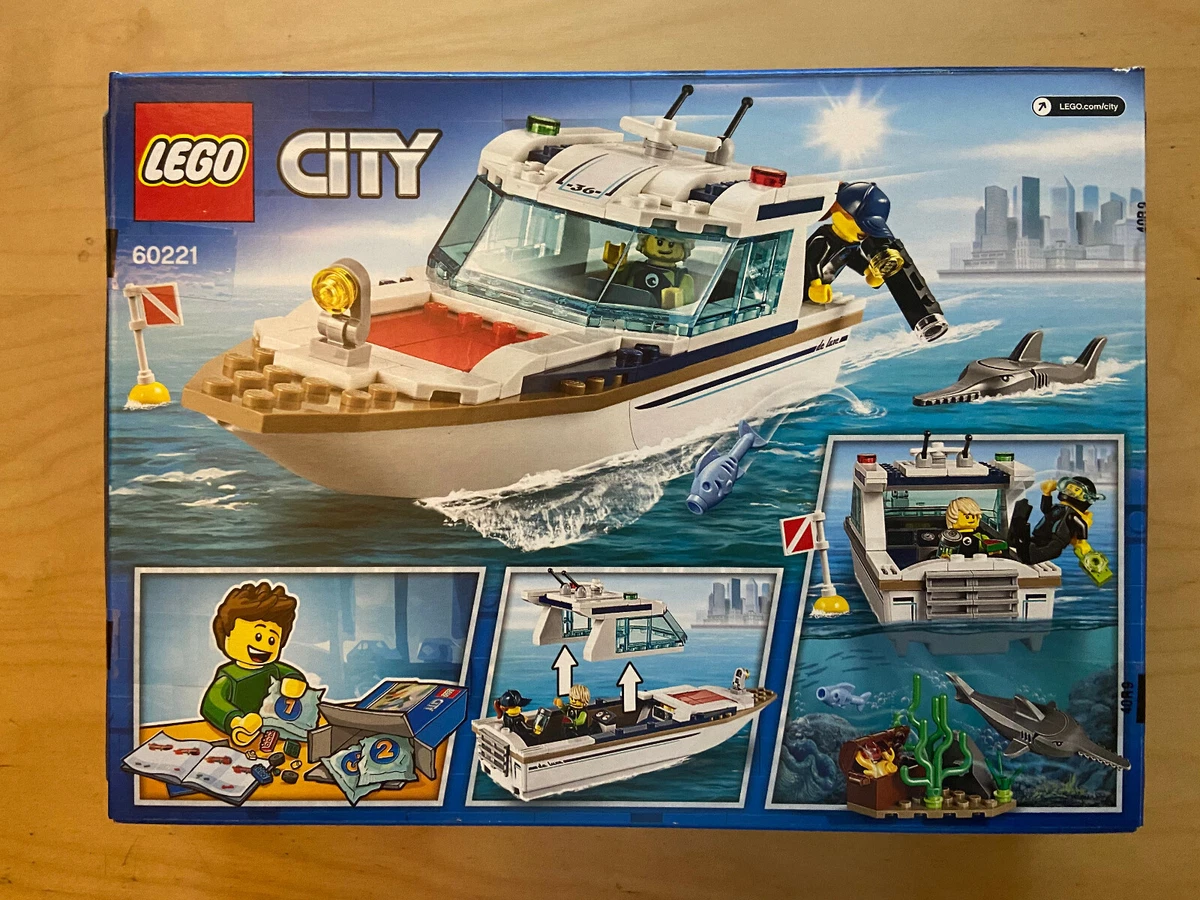 LEGO CITY 60221 Diving Yacht NEW 673419303545 eBay