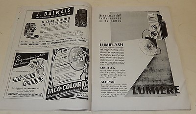 Revue Photo Cinéma Janvier 1955 - Minicord Goerz, Gevaert, Appareils Miniatures
