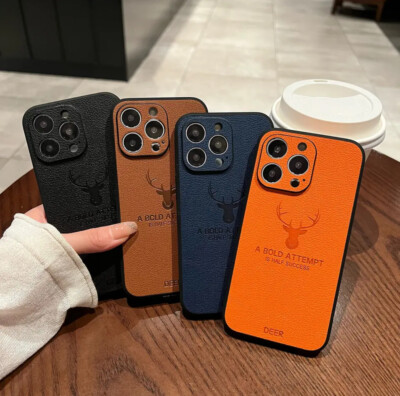 Luxury Leather Case For iPhone 13, iPhone 13 Pro, i13 Pro Max ShockProof Cover