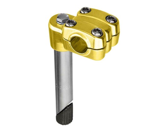 Bike 450 Alloy Stem 22.2mm Gold. Bike 