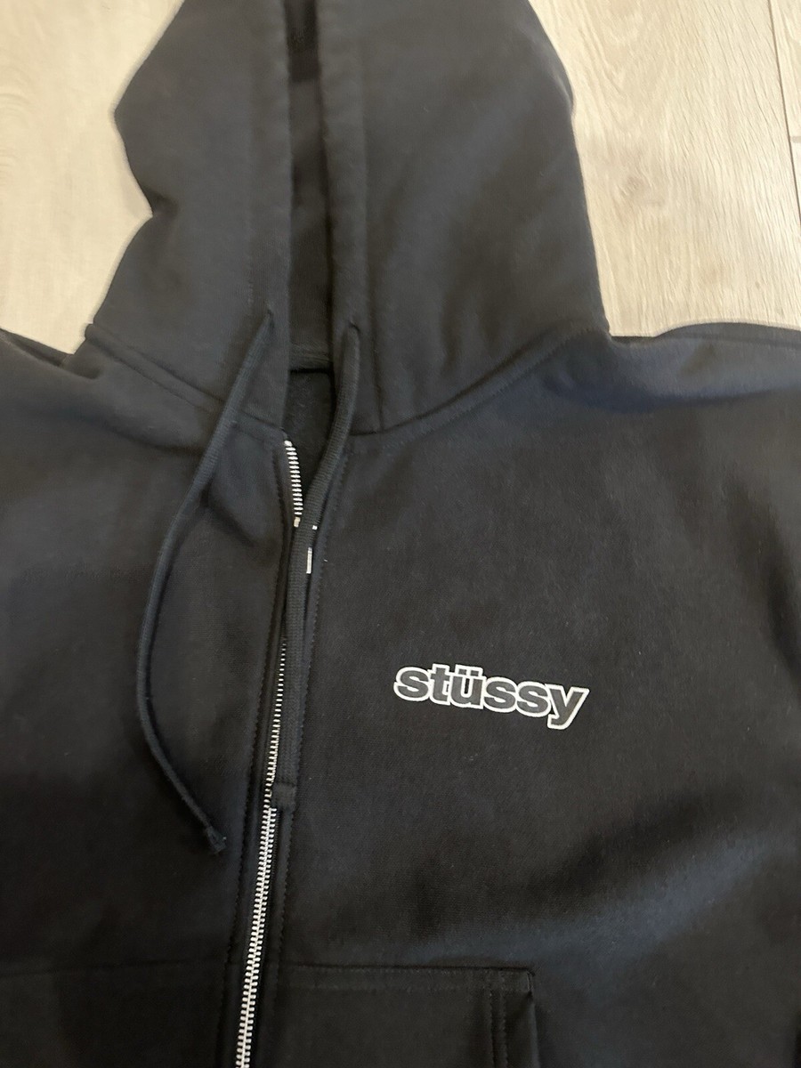 Stussy SS Logo Link Full Zip Hoodie Hoody Men's L Black | eBay Stussy SS Logo Link Full Zip Hoodie Hoody Men's L Black | eBay