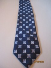 Jos A Bank Blue Silk Neck Tie