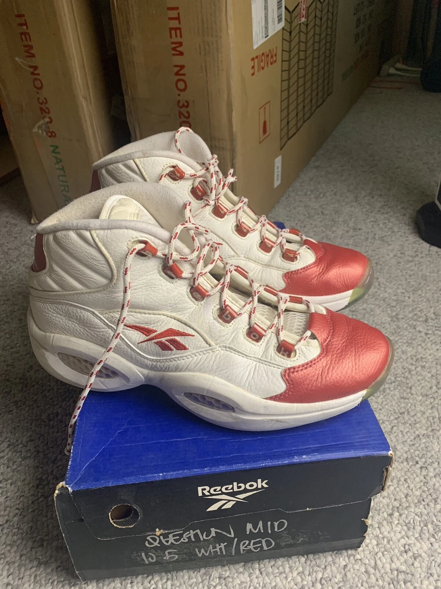 All red reebok questions for sale hotsell