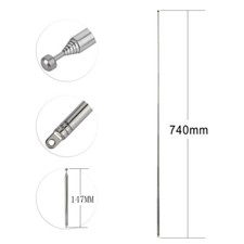 Universal Radio Universal DAB FM Replacement Antenna Telescopic Aerial Parts CB