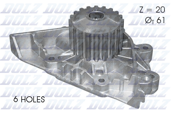 Dolz C124 Wasserpumpe For CitroËN Peugeot-image