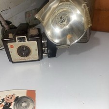 Vintage Kodak Brownie Holiday Flash Camera 1950'S Untested Original Box