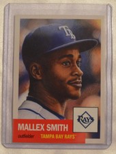 Topps Living Set Card #14 Mallex Smith Tampa Bay Rays