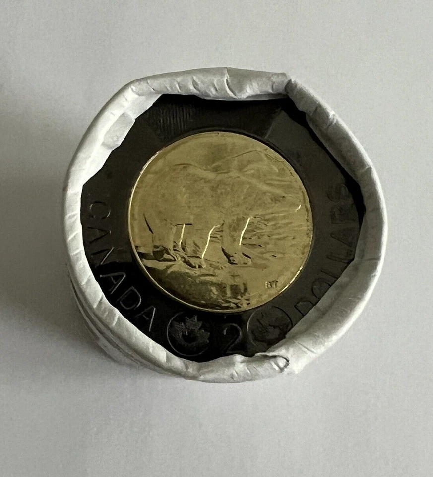 2022 - $2 QUEEN ELIZABETH II Black Canada Toonie Coin, originalSpecial Wrap Roll - Image 3 of 4