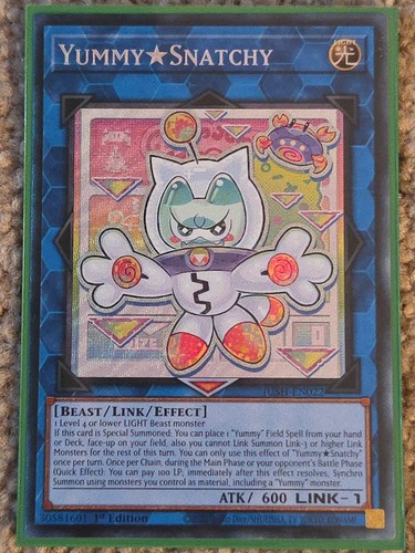 Yummy Snatchy [Collector's Rare] JUSH-EN022 YuGiOh Justice Hunters card
