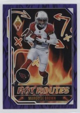 2022 Panini Phoenix Hot Routes Purple 53/125 Marquise Brown #HR-23 1i96