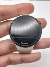 Garmin Forerunner 45S GPS Watch ‎White UNTESTED For Parts Or Repair