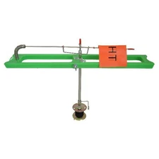 HT Enterprises Predator Tip-Up w/Brass 500' Pre-Spooled - Hot Green