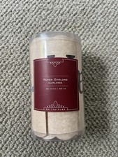 Pottery Barn Happy Holiday Paper Garland 180 Inches - NEW