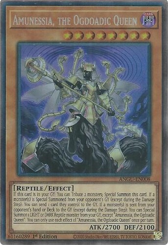 Amunessia, the Ogdoadic Queen [Collector's Rare] ANGU-EN008 YuGiOh Ancient Guardians card
