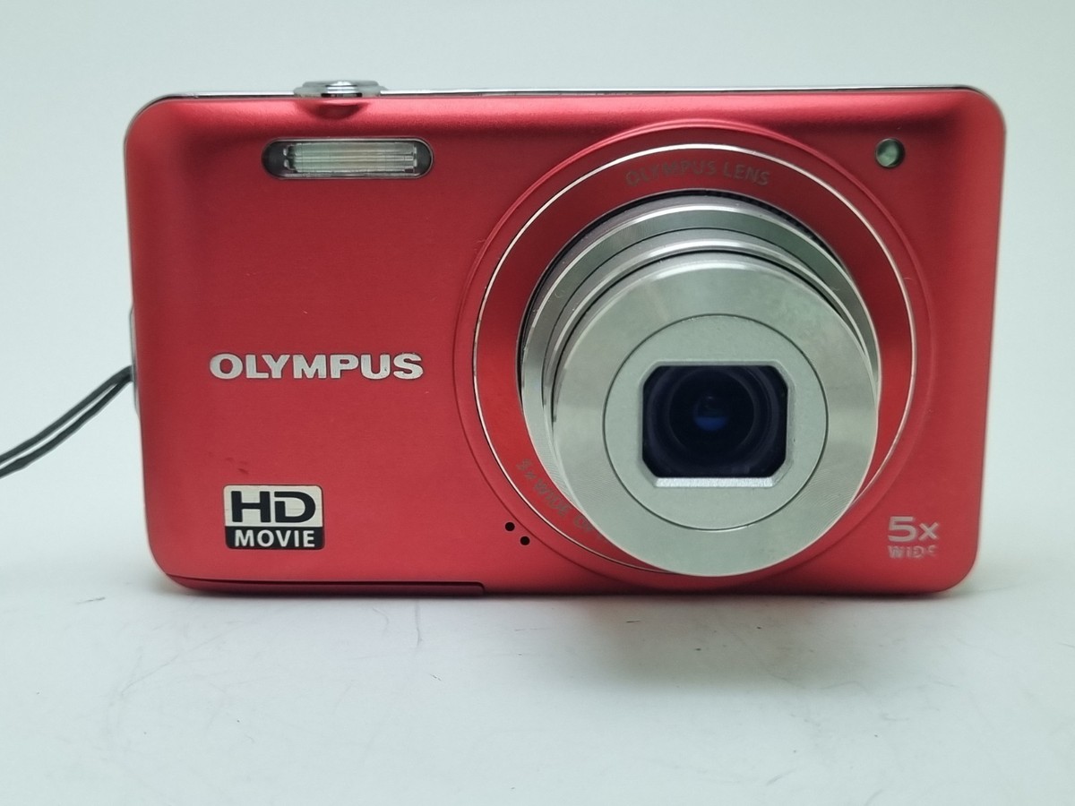 Olympus VG-140 Digital Camera CCD 14MP Digicam 5x f/2.8 - Tested