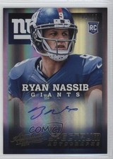 2013 Panini Absolute Rookie Spectrum Gold Auto 8/25 Ryan Nassib #179 Auto 0c3