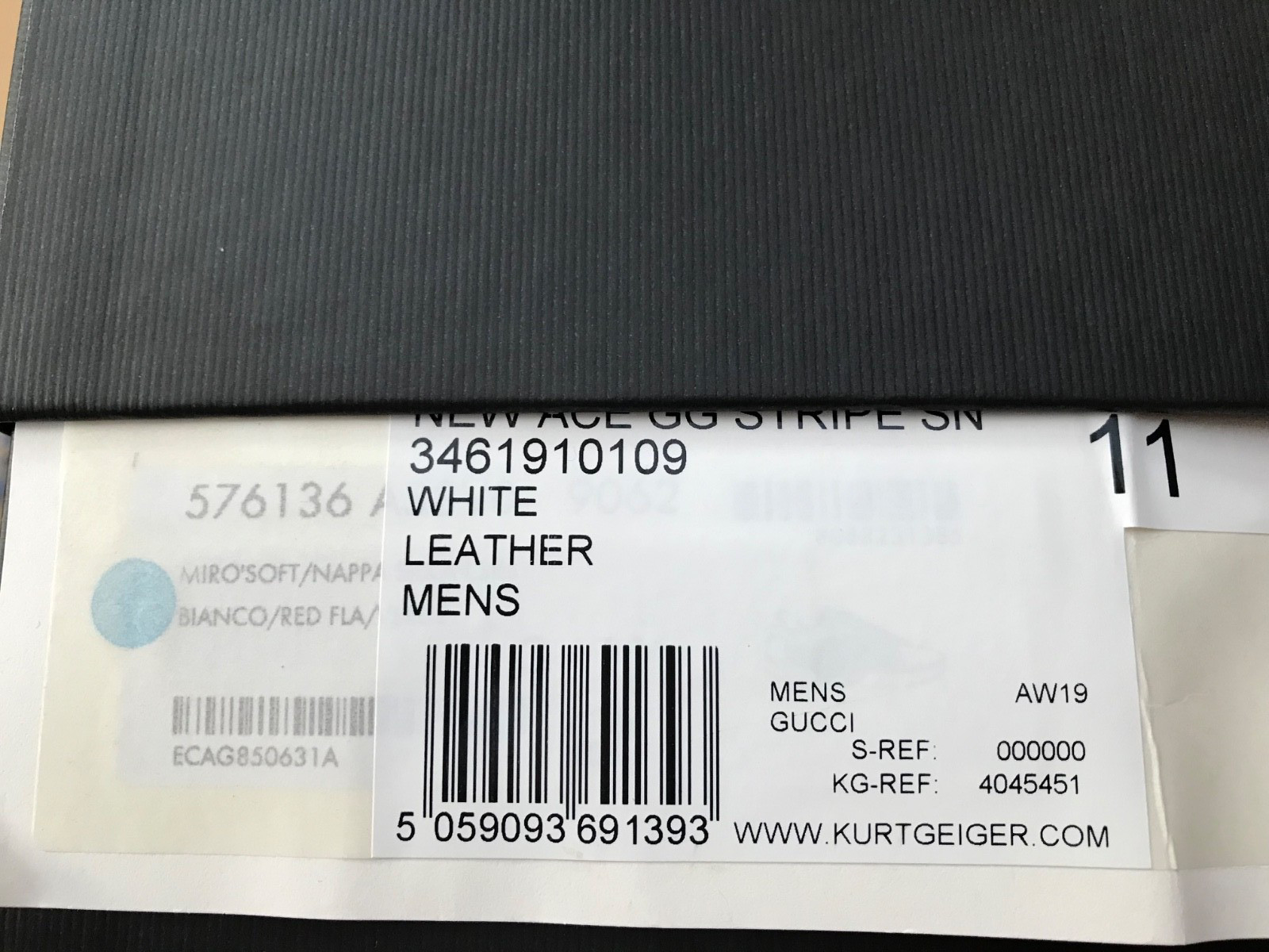 Gucci Trainers Sneaker Shoes Ace Interlocking G Green Red Mens UK 11 US 12 EU 45 thumbnail 15