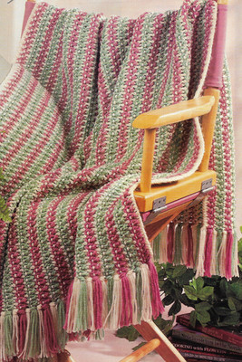 Post Stitch Afghan crochet pattern instructions