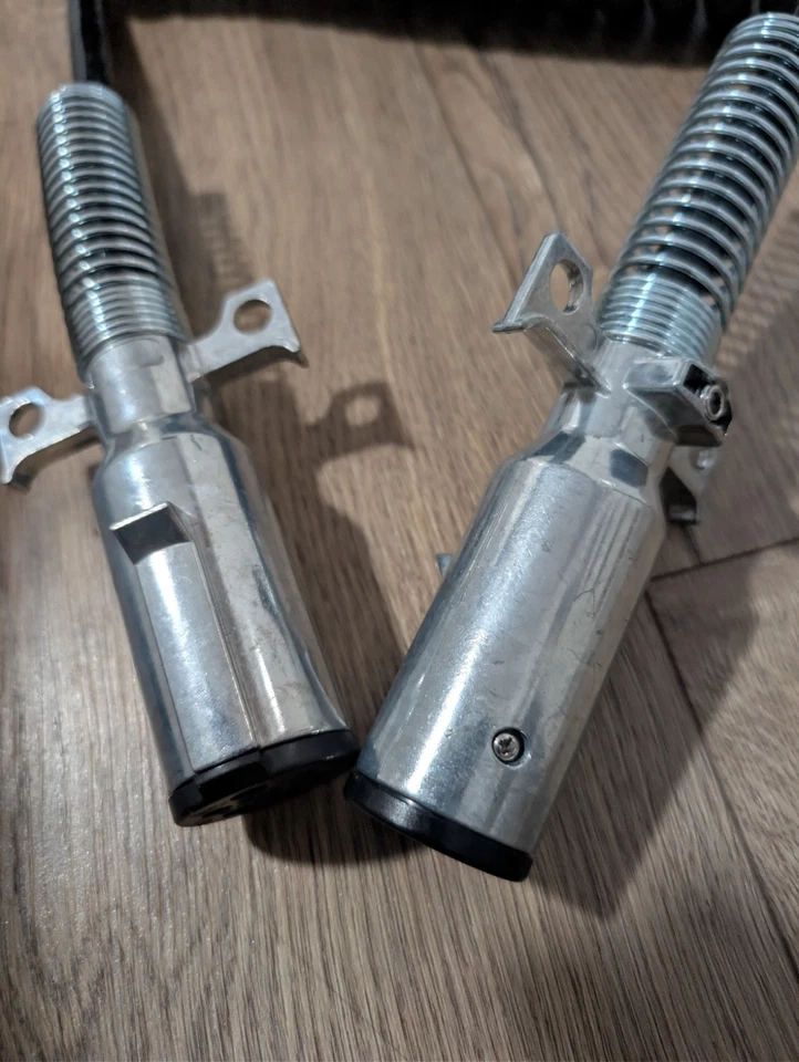 Heavy-duty Coiled Electrical Cable for A Trailer 7-way Coiled Trailer Cord Wire - Bild 2 von 4