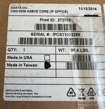 Avaya ASBCE Portwell CAD-0208 Server Session Border Controller + PSU & Brackets