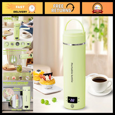 Portable Electric Travel Kettle - Mini Hot Water Boiler, 4 Temp Settings, 304 SS