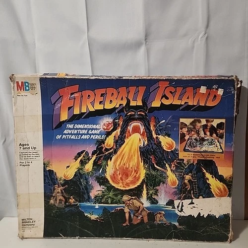 Fireball Island Board Game Vintage 1986 Milton Bradley INCOMPLETE! - Photos