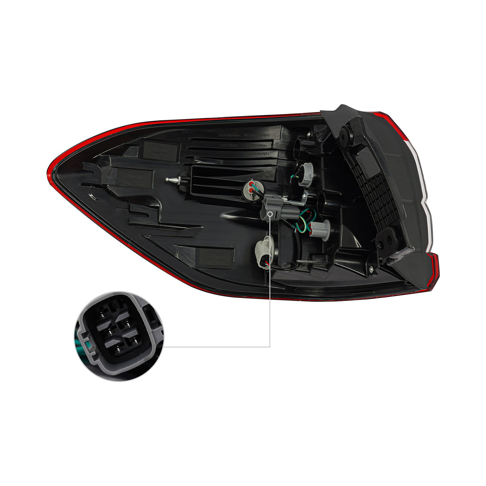 Right LED Tail Light Rear Outer Taillight For 2019-2023 Subaru Ascent Rear Lamp