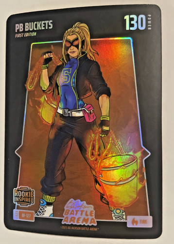 Paige Bueckers 2026 Bo Jackson Battle Arena PB Buckets Battlefoil Fire RC!!