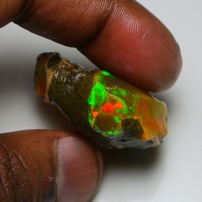 Opal grob 75,20 Ct natürlicher äthiopischer Rohstoff, Kristallopal Probe, Opa...