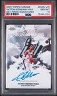 Victor Wembanyama 2025 Topps Chrome Sky Write Signatures Auto #SWS-VW GM PSA 10