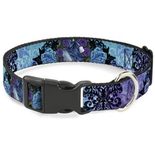 Plastic Clip Collar Tattoo Johnny-Fairy Blue Hair Large 15-24"