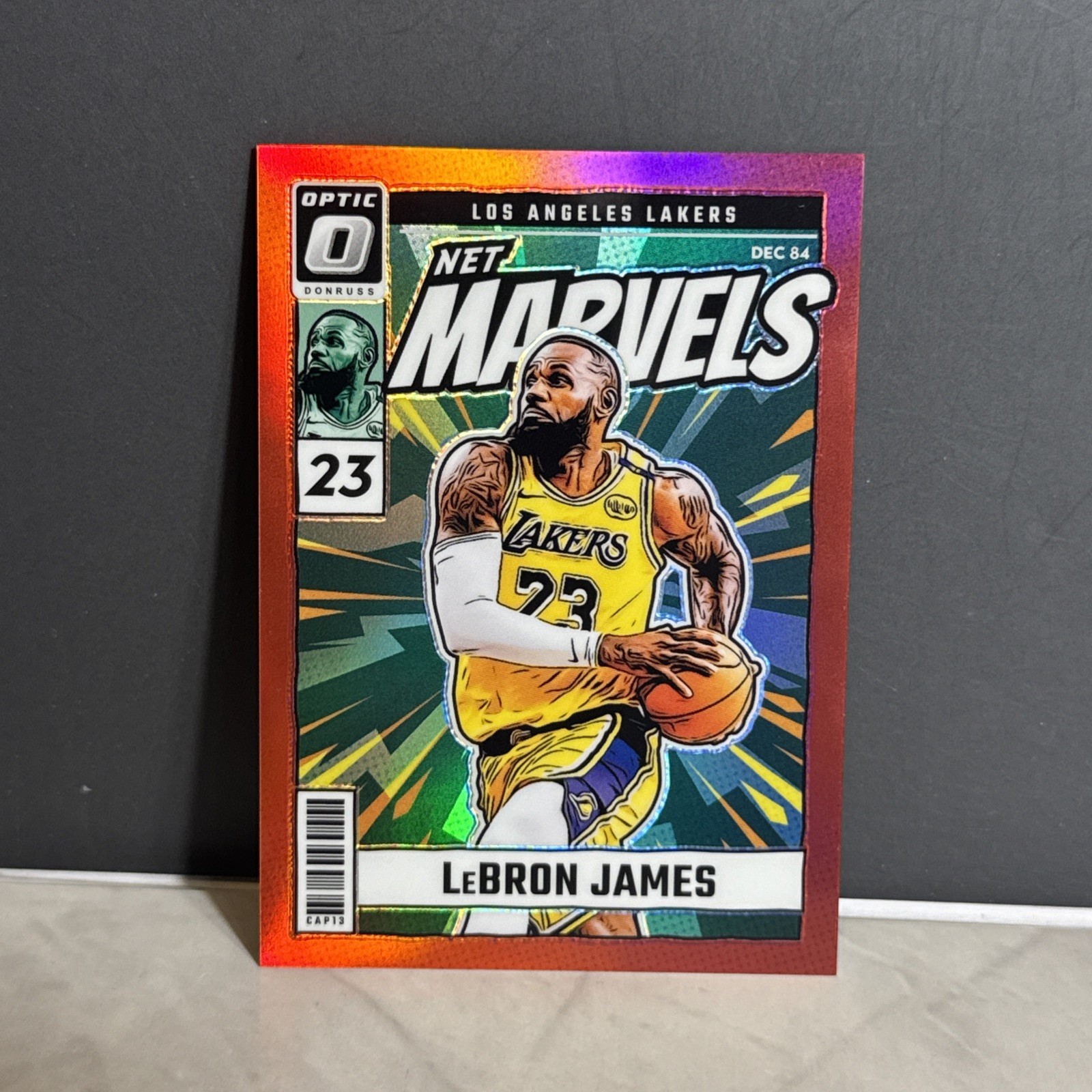 2024-25 Panini Donruss Optic - Net Marvels LeBron James #24 Red Prizm /99