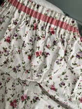 Laura Ashley Pencil Pleat Curtains Excellent Condition 93 cm x 116 cm drop each