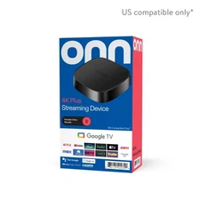 onn Google TV 4K Plus Streaming Device (New 2025) 4K UHD, Dolby Vision