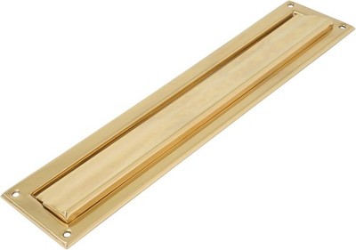 Amig - Mail Slot Golden Mod. 2 - Klappe für Wände oder Türen - Briefsammler