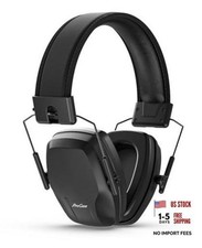 Noise Reduction Ear Muffs SNR 29dB, Hearing Protection Headphones for Black