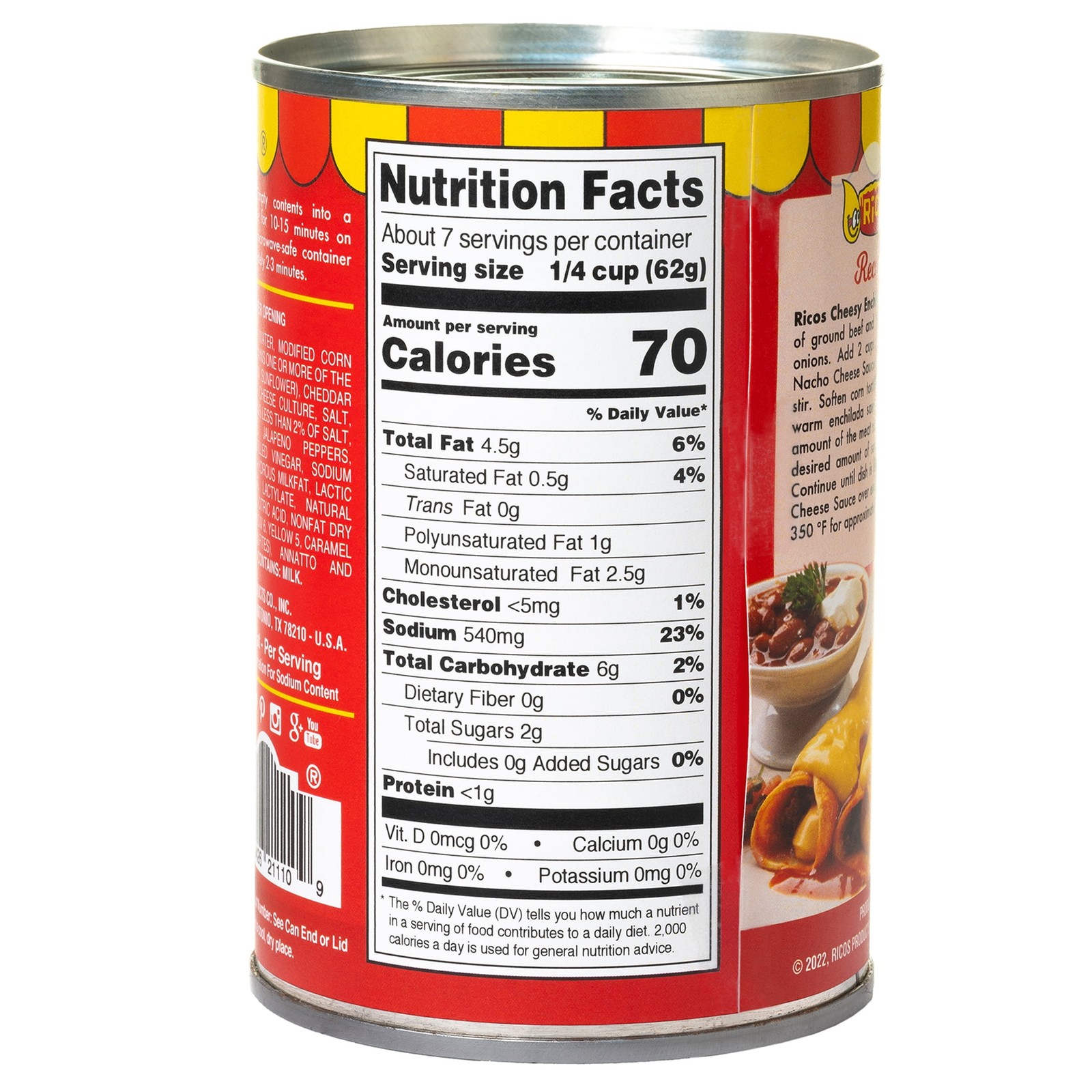 (4 pack) Ricos® Gourmet Nacho Cheddar Cheese Sauce, 15 oz, Shelf-Stable