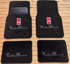 Fits Oldsmobile Cutlass Supreme Cutty Brougham Floor Mats Mat Carpet 1967-88 Blk Fits Oldsmobile Cutlass Supreme Cutty Brougham Floor Mats Mat Carpet 1967-88 Blk