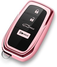 for Toyota Key Fob Cover 2025 2026 2024 2023 Car Key Case Camry Corolla Crown Si